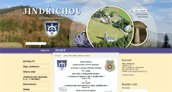Desktop Screenshot of jindrichovsu.cz